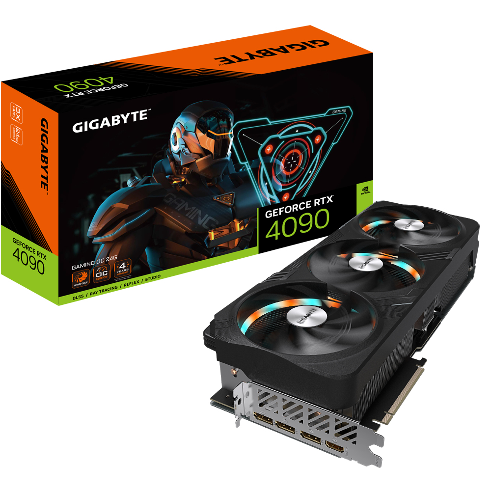 Bekijk afbeelding 8 van Gigabyte RTX4090 GAMING OC 24G 24GB/3xDP/HDMI